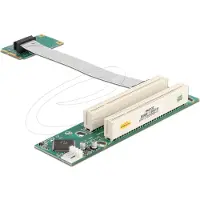 DeLOCK Riser Card Mini PCI Express > 2 x PCI 32 bit 5 V avec flexible