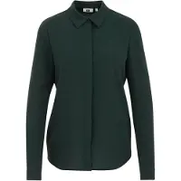 We fashion Chemisier vert foncé