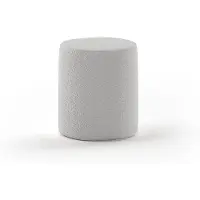 Molecule Tabouret Moon - 41x41x41,5 cm - Tissu bouclé gris