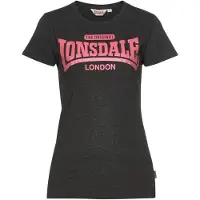 Lonsdale T-shirt 'Tulse' framboise / noir chiné