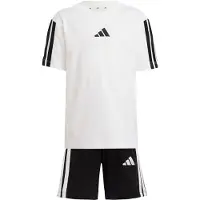 Adidas Essentials Tee Set Blanc,Noir 5-6 Years Enfants