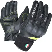 MUGENRACE Neo Court Gants Noir Jaune Néon Taille XL