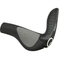 Ergon Gp4 Grips Noir,Gris 140/140 mm / L