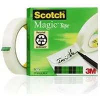Scotch Ruban adhésif magique Scotch 19 mm x 66 m (12 unités)