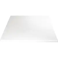 Bolero Plateau De Table Carré Blanc 600 Mm -
