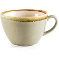 Olympia Tasses à cappuccino Kiln | Vert mousse | 34cl | 6 pièces