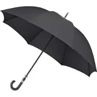 Falcone Parapluie de golf - Résistant au vent - 130 cm - Noir, Noir