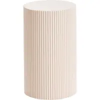 Beliani Table D'appoint Blanc Claire