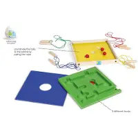BS Toys Jeu d'équilibre en bois avec boules
