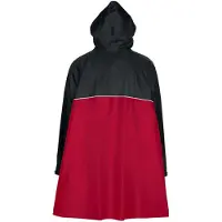Vaude Bike Valero Waterproof Poncho Rouge,Noir S Homme