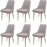 MCW Chaise de salle à manger -O27 (lot de 6)