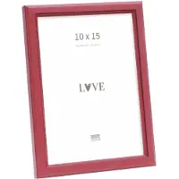 Deknudt Frames Deknudt S236F4 Cadre photo rouge en bois 10x15 cm rustique