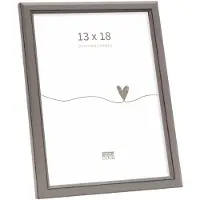 Deknudt Frames Deknudt S236F7 Cadre photo gris en bois 13x18 cm rustique