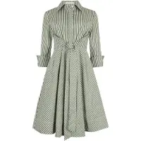 Apricot Robe vert / blanc