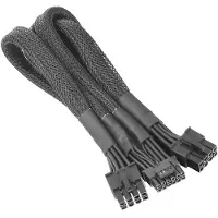 Thermaltake AC-063-CN1NAN-A1 cable splitter/combiner Noir