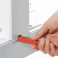Ideal Barre de coupe pour coupeur de piles 4705. Paquet à 1 pcs. (6 feuilles), Massicot, Rouge