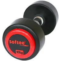 Softee Pro-sport 10kg Dumbbell Noir 10 kg