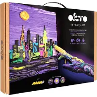Okto Set de peinture 3D en pâte à modeler, 30 x 40 cm, 14 ans et plus, New York Skyline,