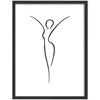 Walther design Walther Silhouette - Cadre photo - Conçu pour : 12 x 15,7 pouces (30x40 cm) - bois, MDF - rectangulaire