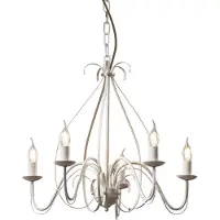 QAZQA Lustre classique crème 5 lumières - Giuseppe