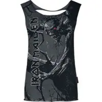 Iron Maiden Top de - EMP Signature Collection - S - 3XL - pour Femme - gris foncé - Taille 3XL
