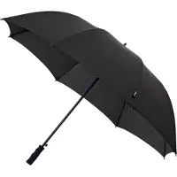 Falcone - Parapluie de golf - Coupe-vent - Léger - Ø120 cm - Noir