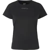 Craft Femmes, T-shirt fonctionnel, Women's Core Essence S/S Tee 2 (M), Noir, M