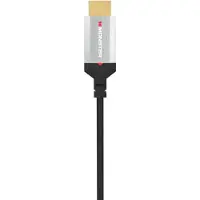 Monster Cable Câble HDMI Essentiels 4K HDR 1,8 m Gris et Noir avec Ethernet