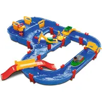 Aquaplay Cours d'eau - 105x120 cm - 49 Parties - MEGA Pont Cours - - UneTaille - Jouets