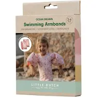 Little Dutch Palmes de natation Ocean Dreams pour enfants, 2 ans et plus, rose,
