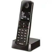 Philips Téléphone DECT D4701B, 1 combiné, noir