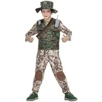 My Other Me Fun Company Marine Corps Costume Marron 7-9 Years Enfants
