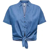 ONLY Chemisier 'ONLNova' bleu denim