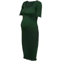 ONLY Maternity Robe 'OLMXena' vert foncé