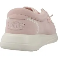HEY DUDE Wendy Comf Suede Crochet Couleur Rose