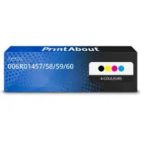 PrintAbout Toner compatible pour Xerox 006R01457/58/59/60 - 4 couleurs - Très grande capacité - Multipack