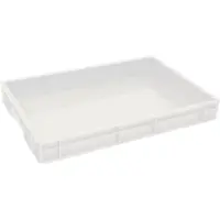 HorecaTraders CUISSON DE PÂTE À PIZZA | 600X400X70 MM | BLANC FERMÉ