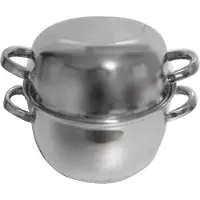 HorecaTraders Poêle à moules | acier inoxydable | Ø18 cm
