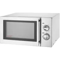 Caterlite Micro-ondes léger | acier inoxydable | Fonction gril | 23L | 28,1 (h) x 48,3 (l) x 39,6 (p) cm