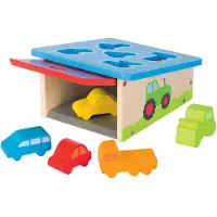 Goki Jeu d'encastrement Véhicules 58668 - - Pour enfant de 12 mois et plus - 5 véhicules