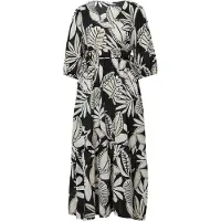 s.Oliver Robe beige / noir / blanc
