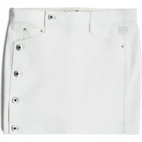 G-Star Jupe Mini Button Through - Blanc - Femmes