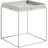 HAY Tray Coffee Table Basse Warm Grey | 40 x 40 cm