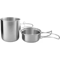 Tatonka Handle Mug 600 Set 4173-000 Stainless, mug avec couvercle