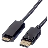 Roline 11.04.5787 Câble Vidéo Et Adaptateur 3 M Displayport Noir