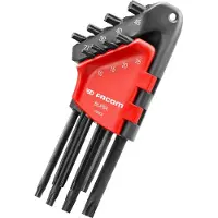 Facom 89.JP8AL Jeu De Clés Allen 8 Pièces Longues - Torx - T10-T45