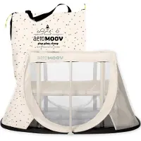 AeroMoov Instant Travel Cot Beige Enfants