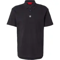 HUGO Polo en coton interlock avec logo revisité