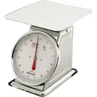 Lacor 61715 Balance Mécanique avec Plateau Plat 15 Kilos, Argenté.