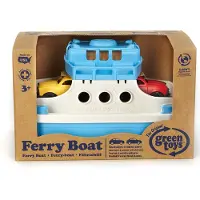 Green Toys Ferry avec voitures bleu-blanc jouet durable